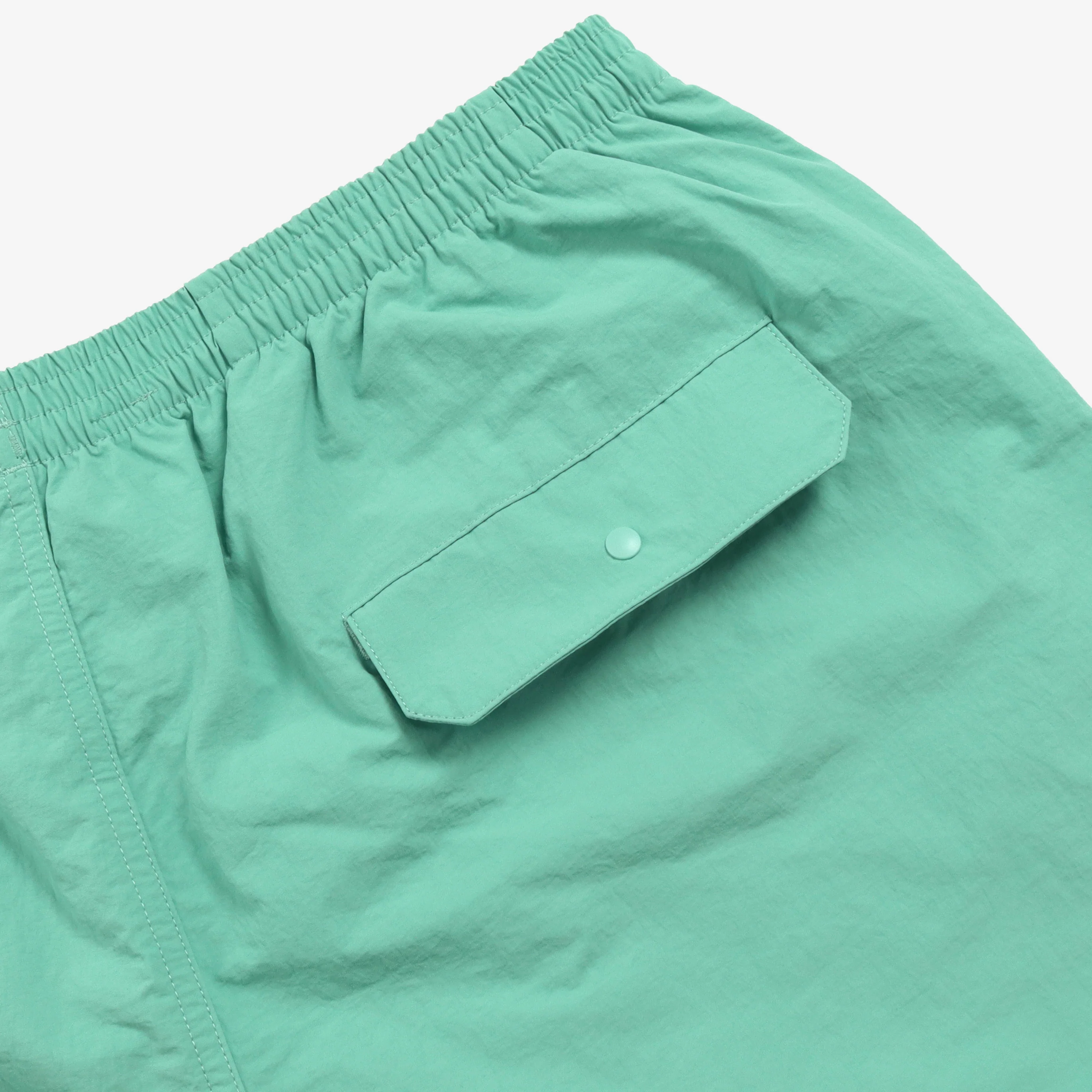 Versatile Nylon Shorts - Light Green - Image 4