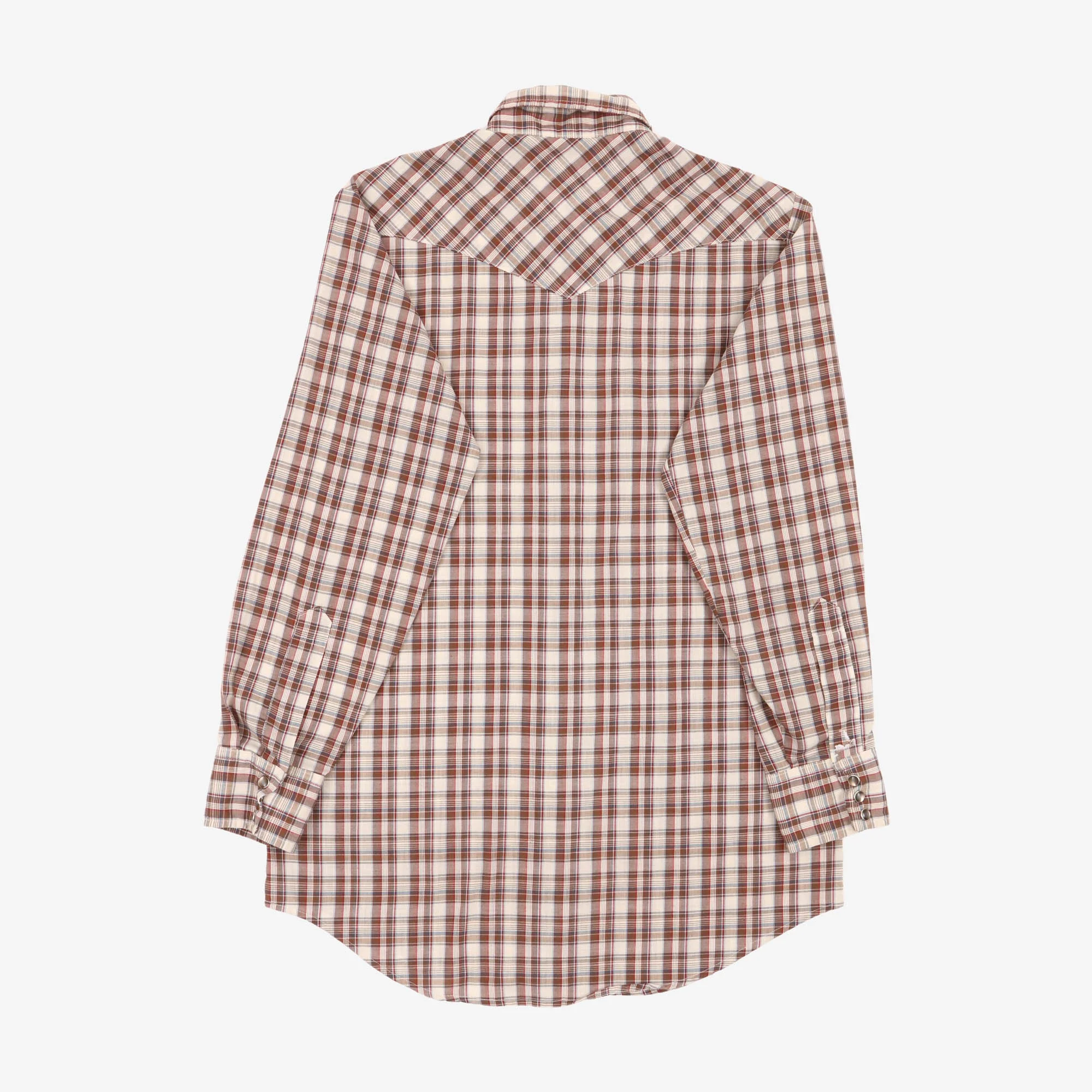 Vintage Checked Western Shirt - Image 2