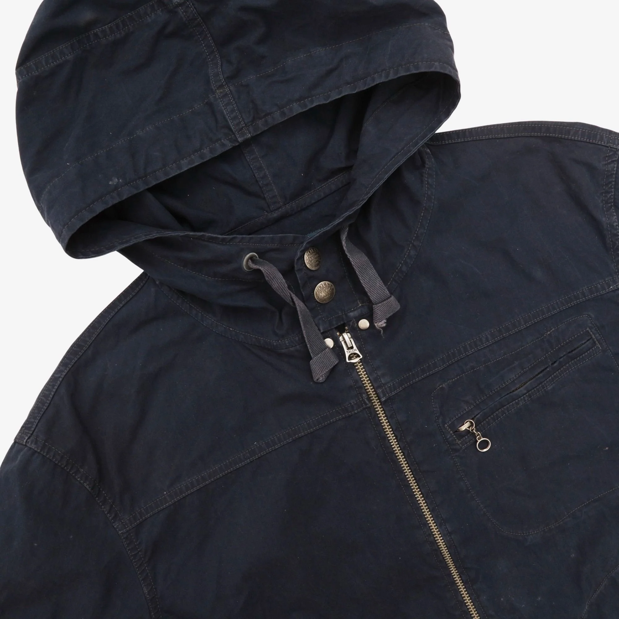 Vintage Hooded Utility Jacket - Image 3