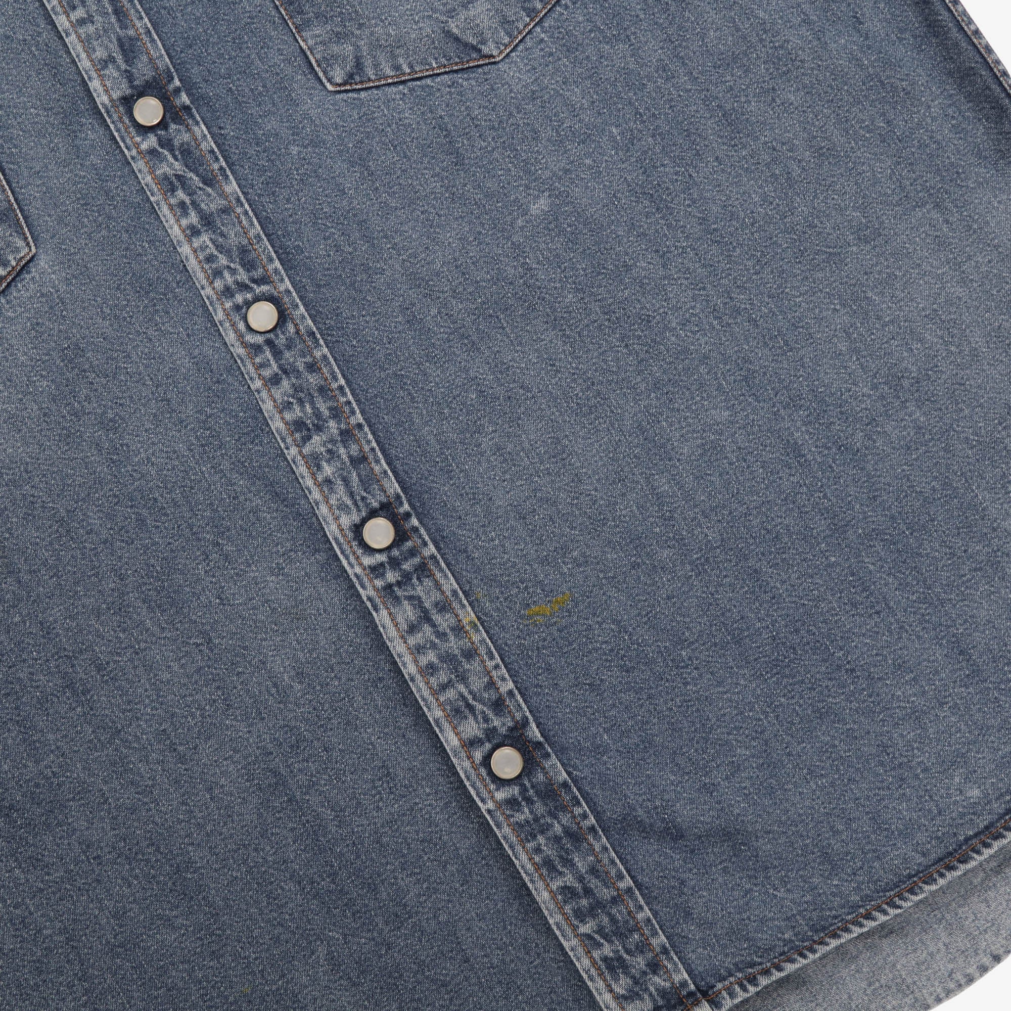 Vintage Riders Denim Western Shirt - Image 5