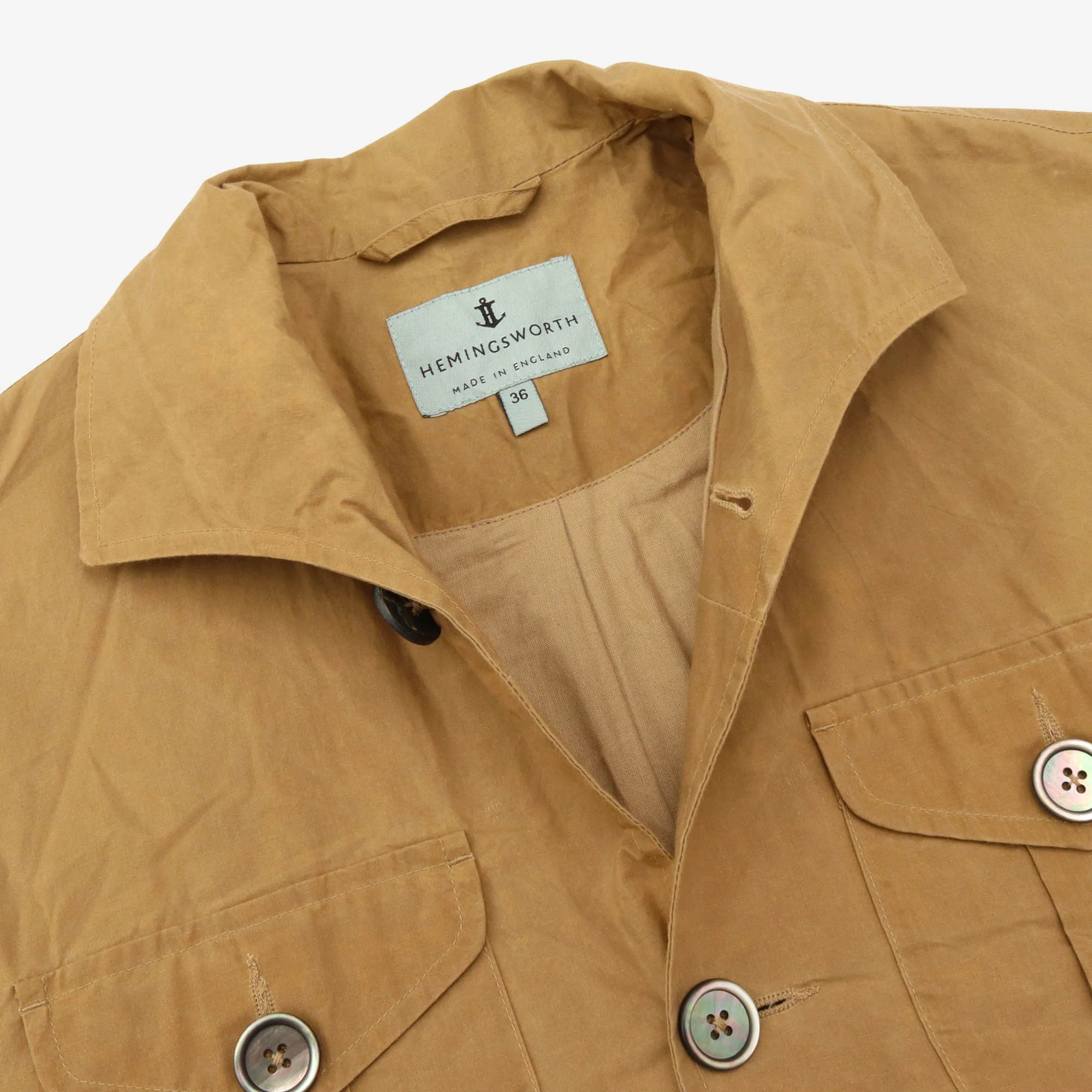 Waxed Safari Jacket - Image 4
