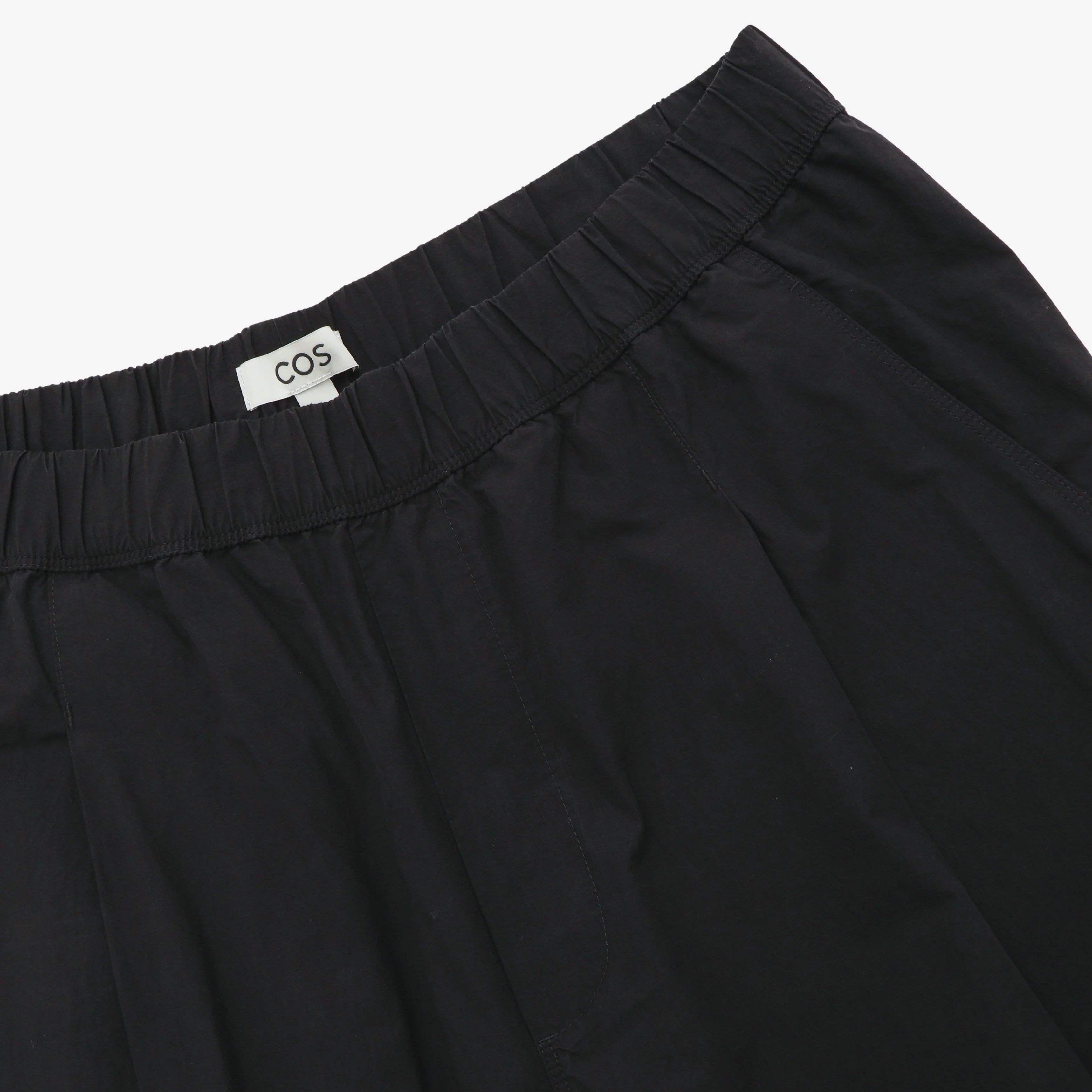 Wide Leg Cropped Trousers - Image 3
