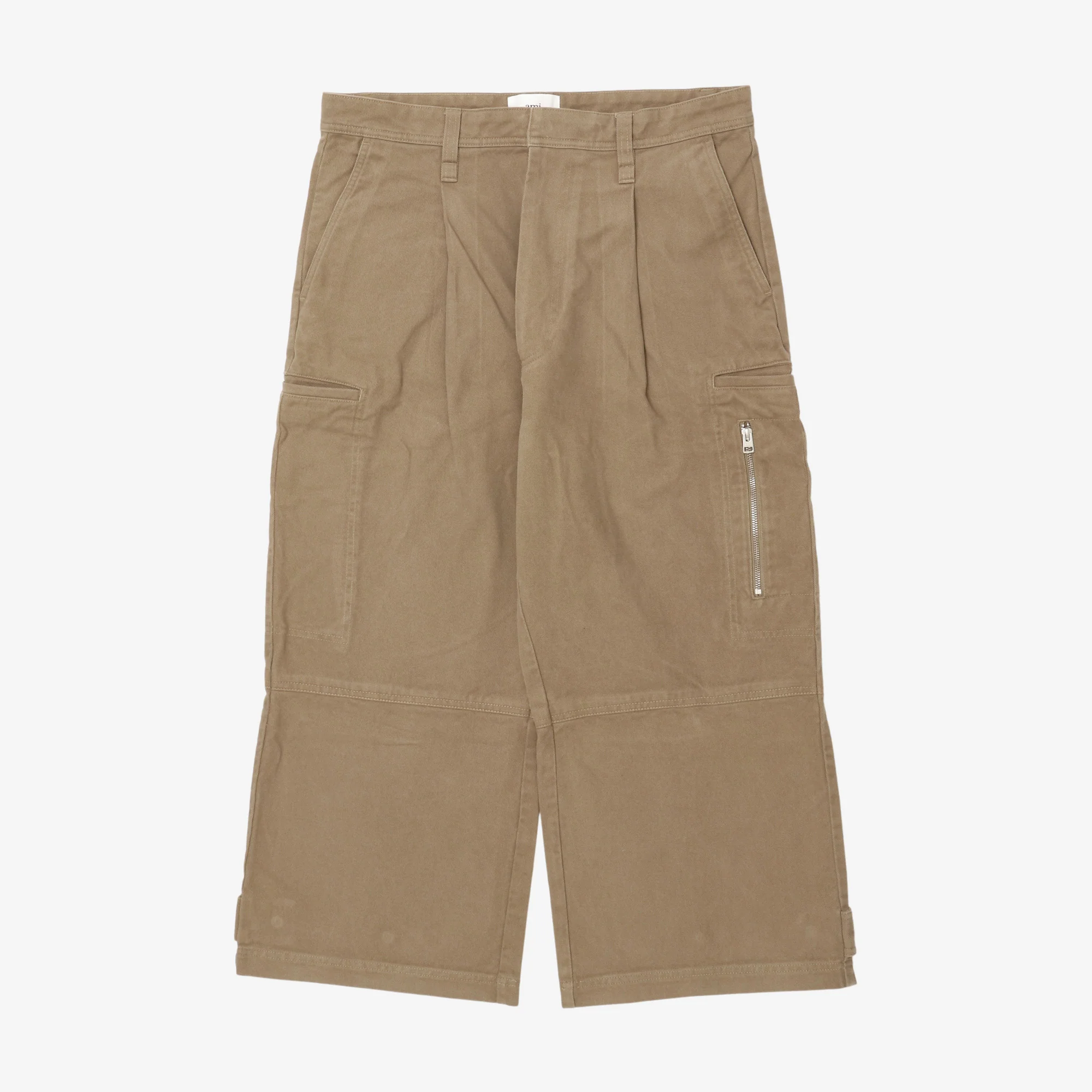 Wide Leg Pleated Cargo Pants (37W X 25L)