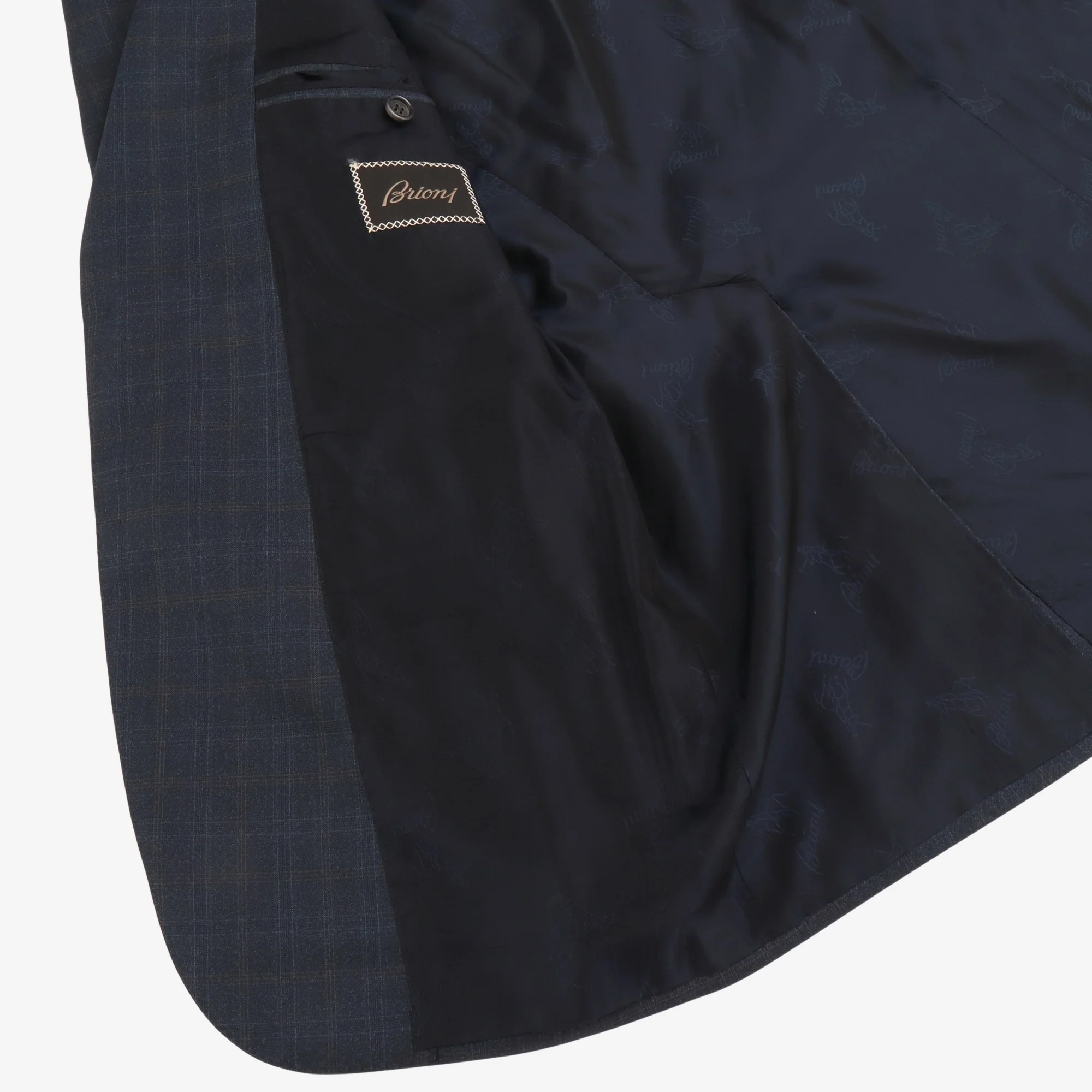 Wool Silk Check Suit - Image 3