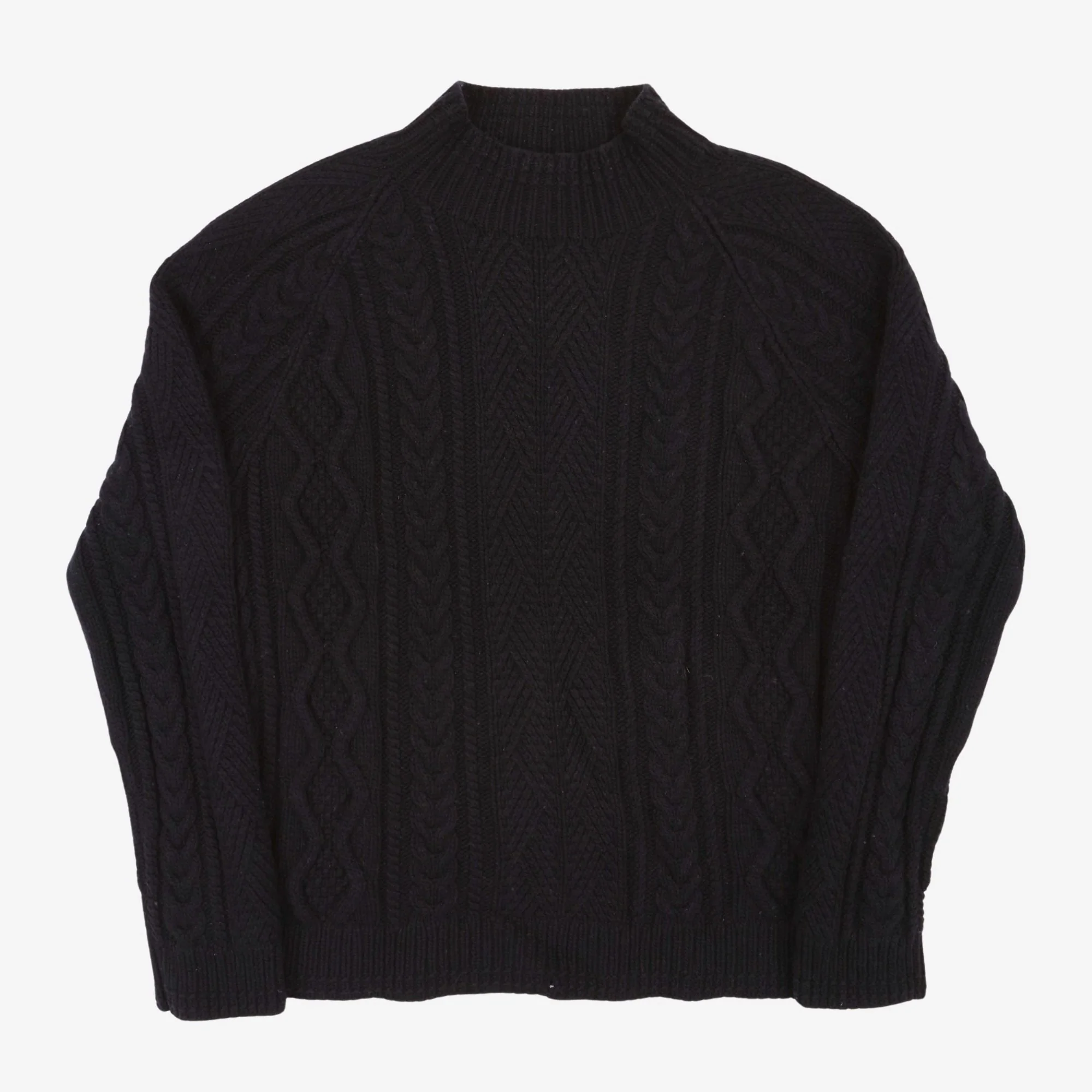 Wool Cable Knit Sweater