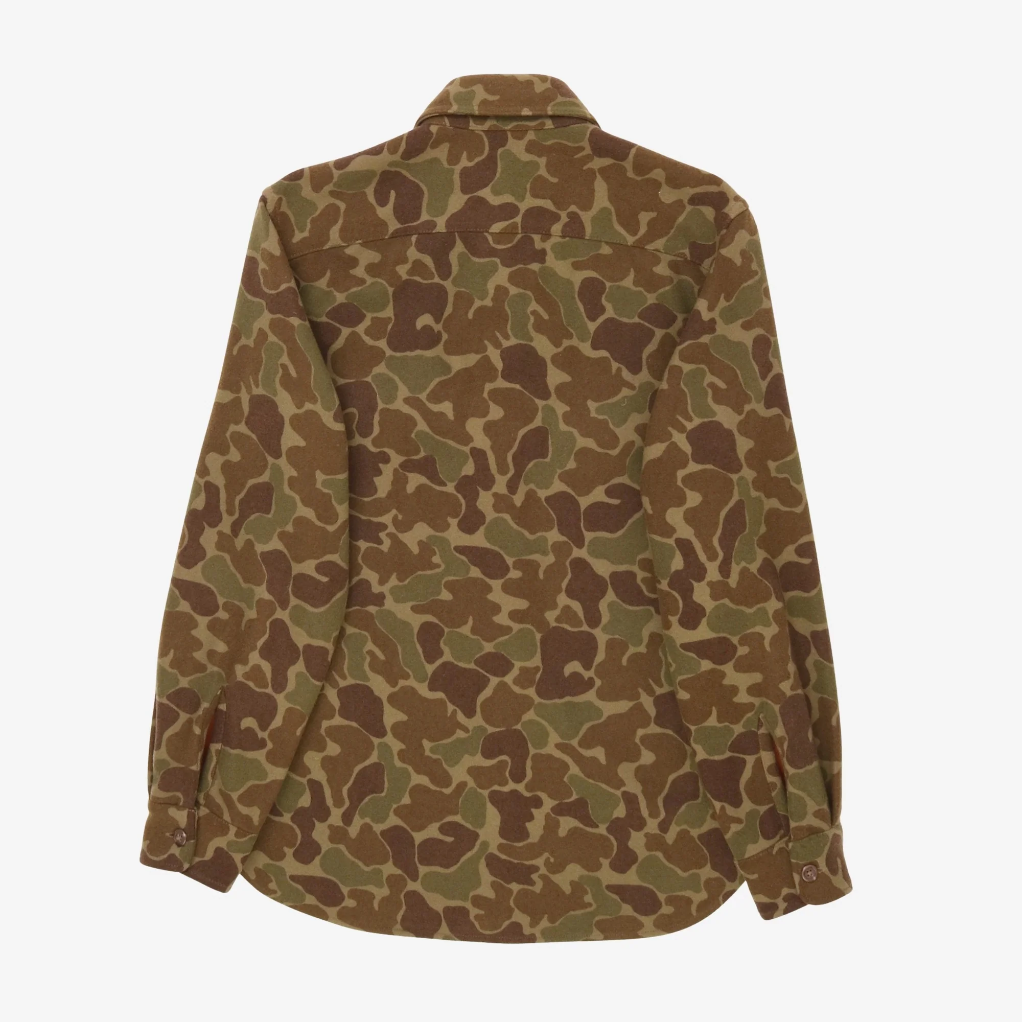 Wool Camouflage Shirt Jacket - Image 2