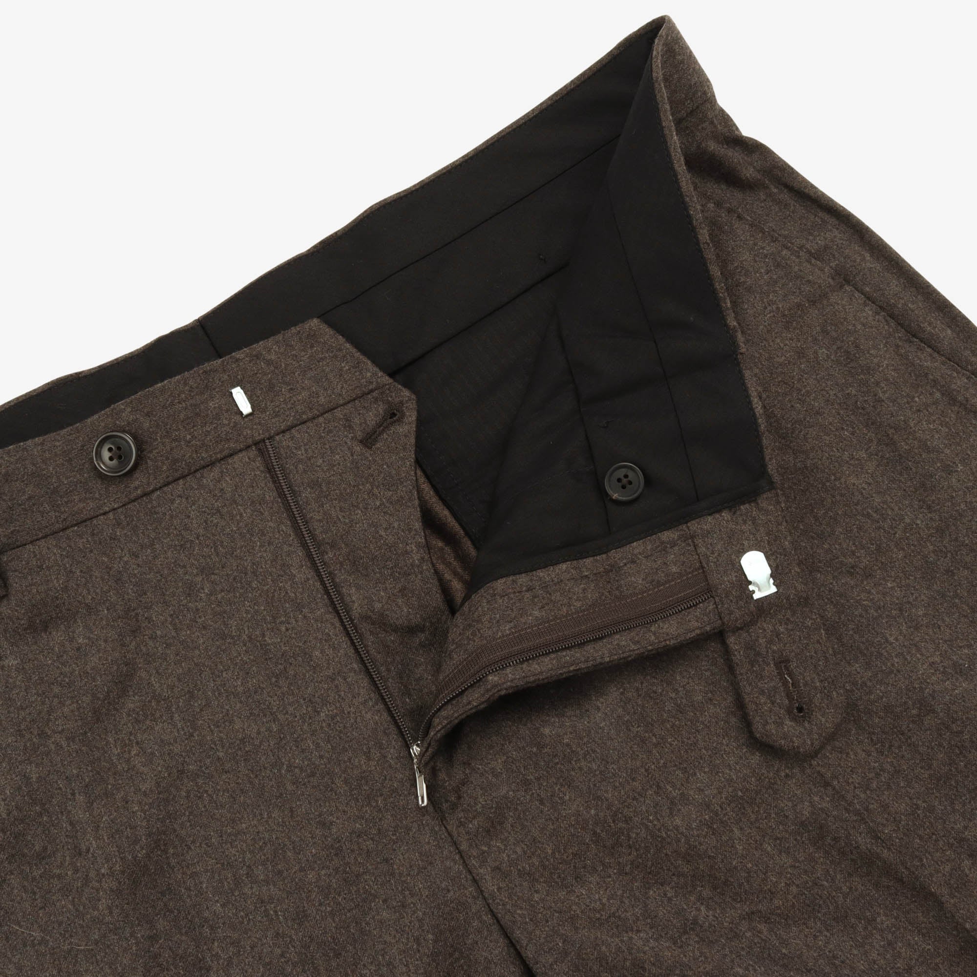 Wool Flannel Tailored Trousers (38W X 34L) - Image 3