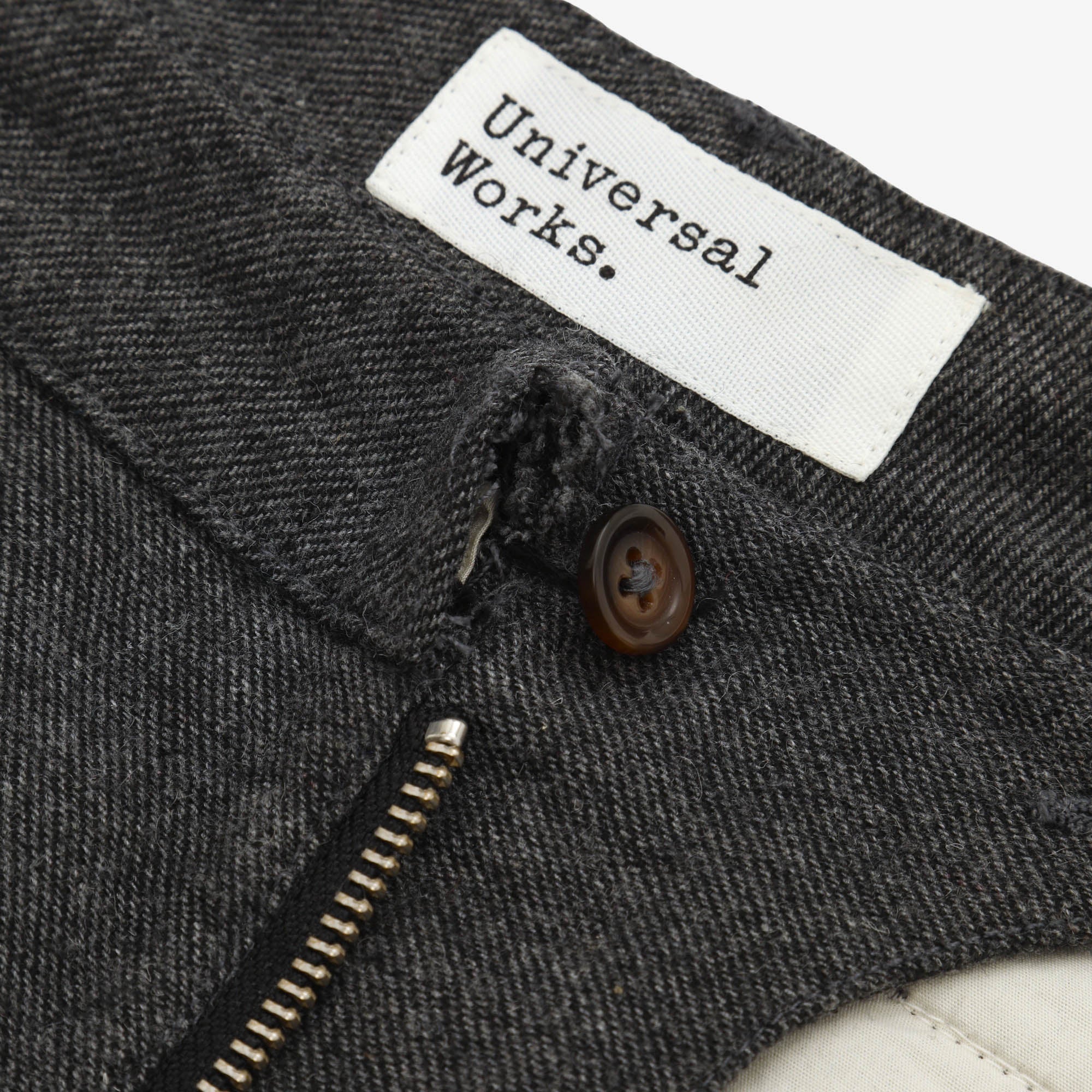 Wool Flat Front Trousers (36W X 29L) - Image 4