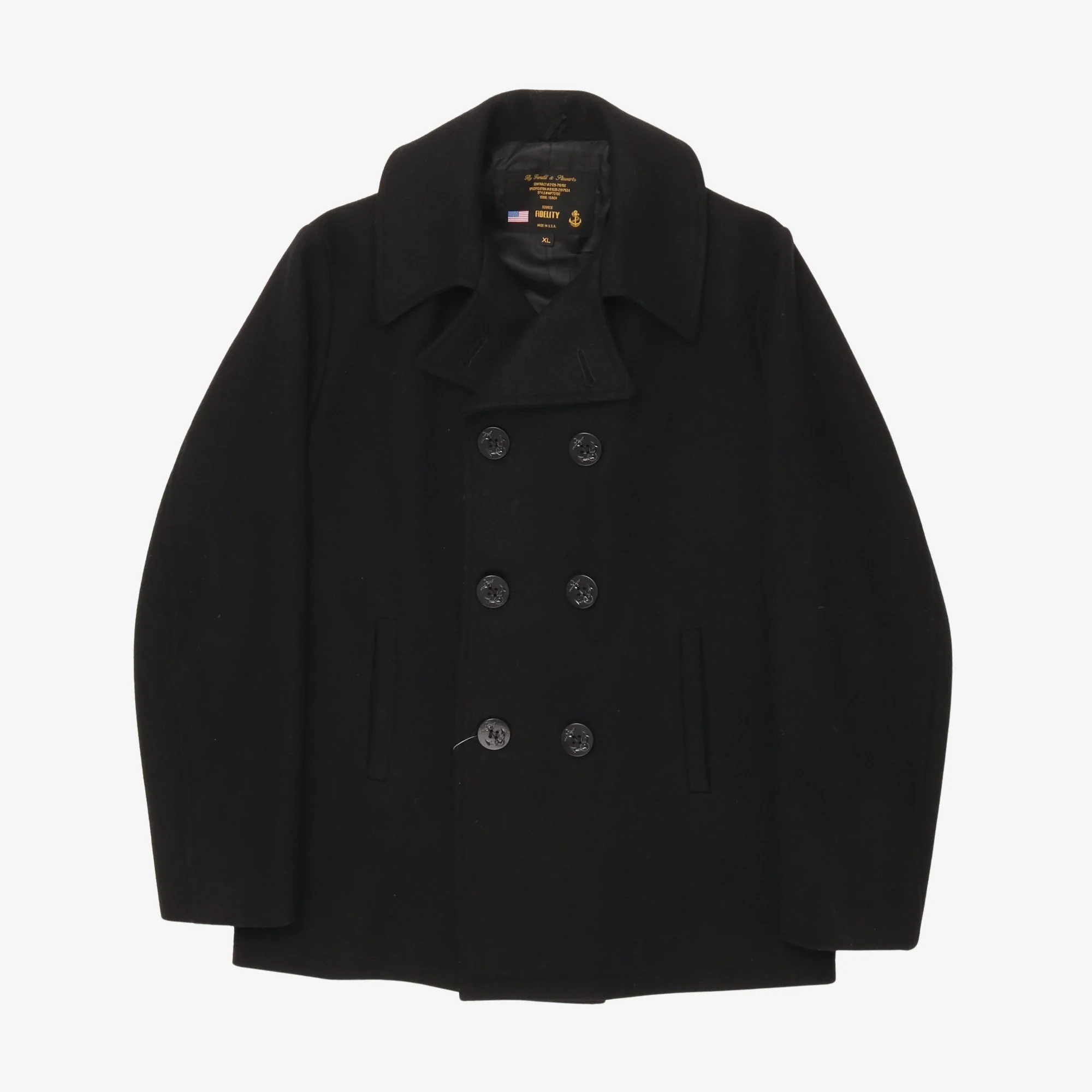 Wool Lined Peacoat