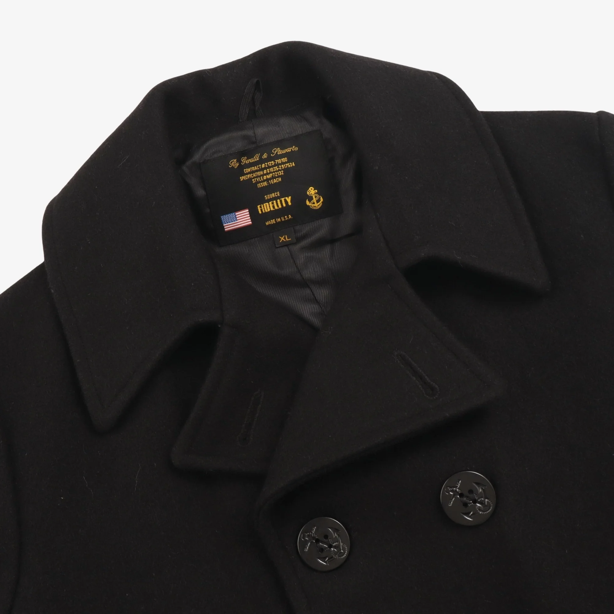 Wool Lined Peacoat - Image 3