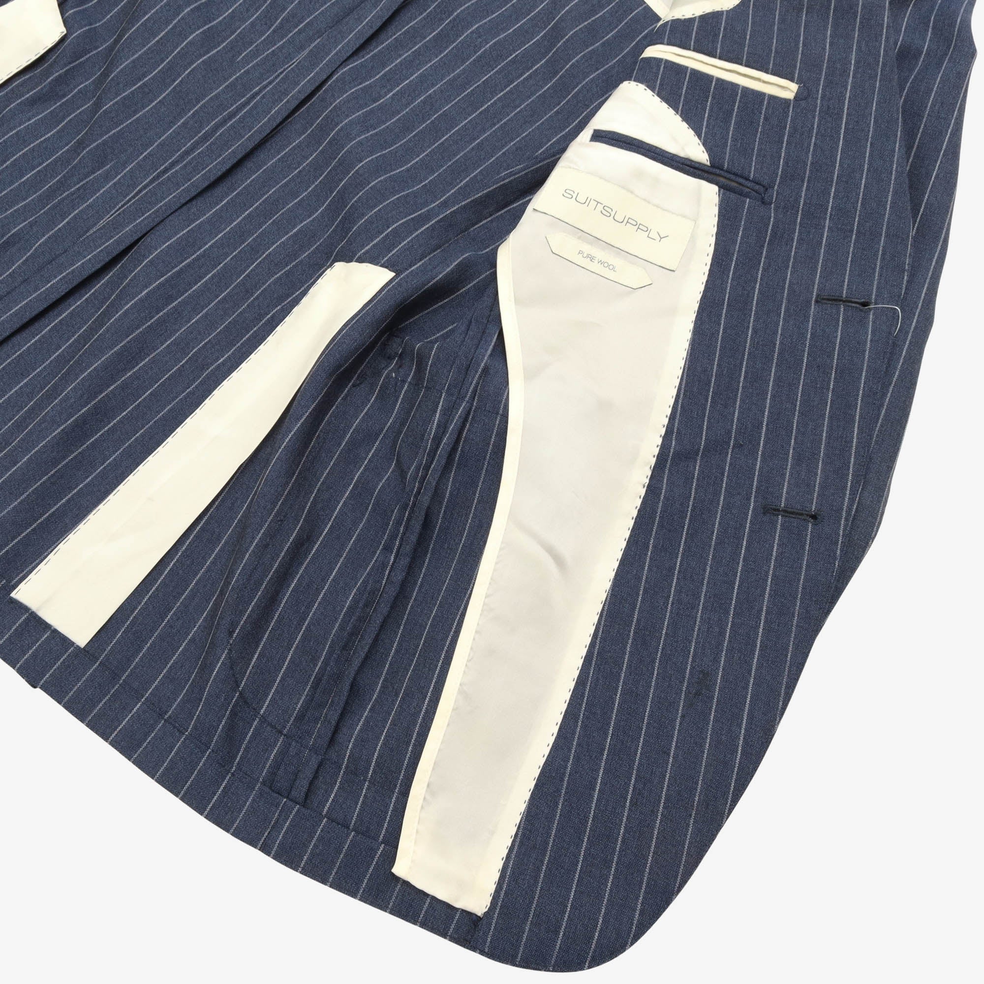 Wool Pinstripe Suit - Image 3