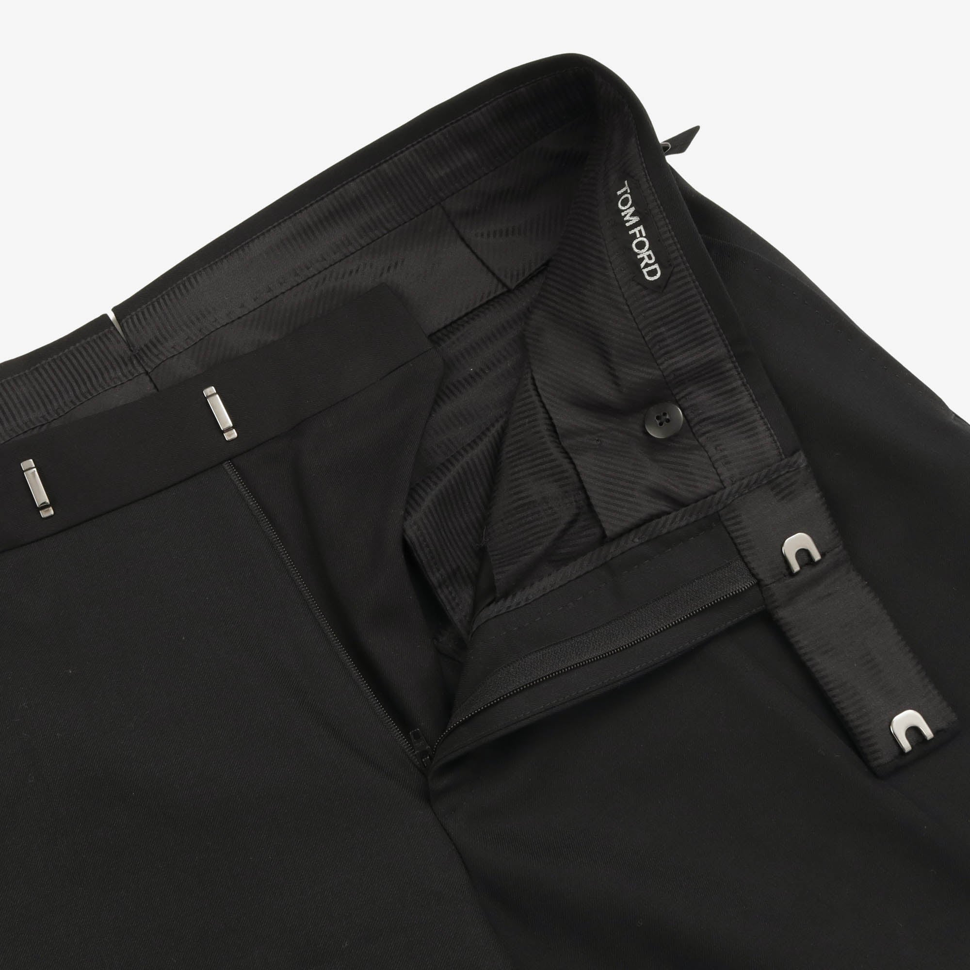 Wool Pleated Trousers (36W X 32.5L) - Image 4