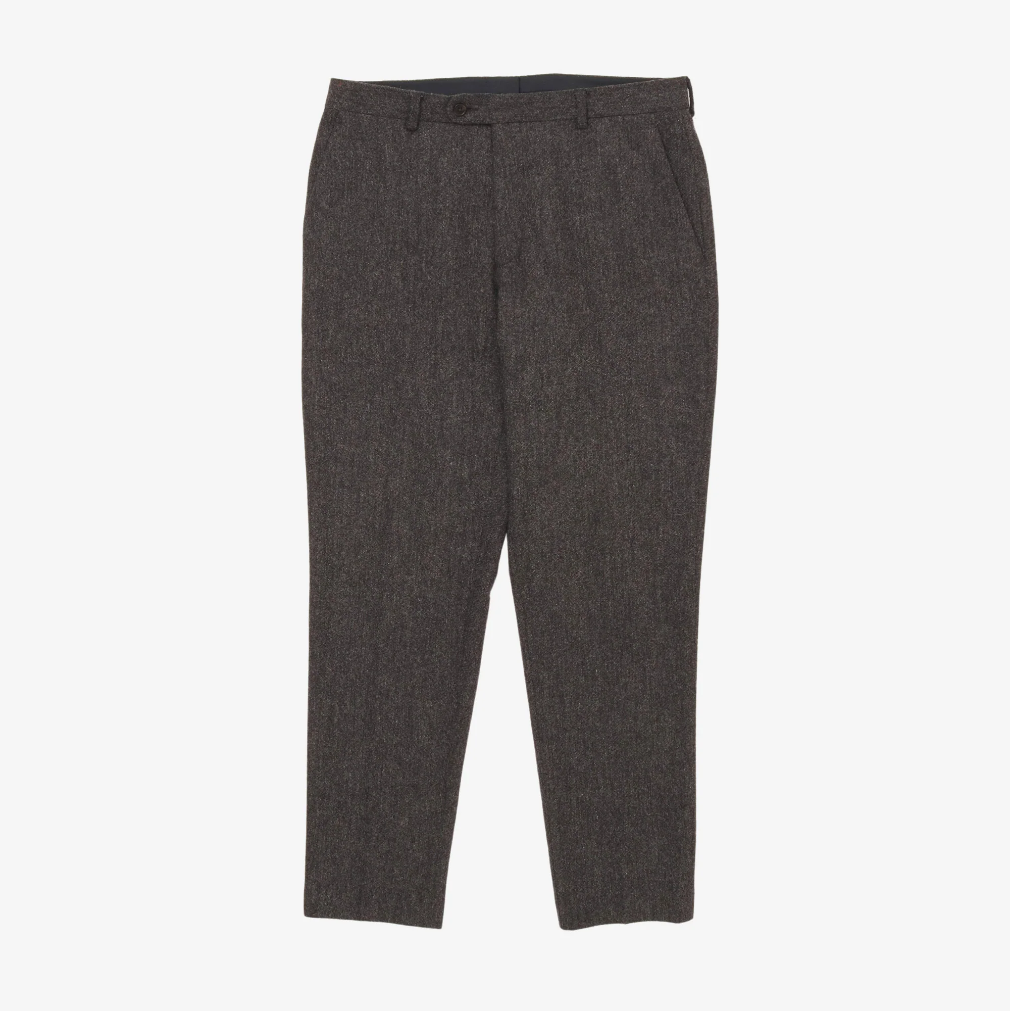 Wool Pleated Trousers (34W X 30L)