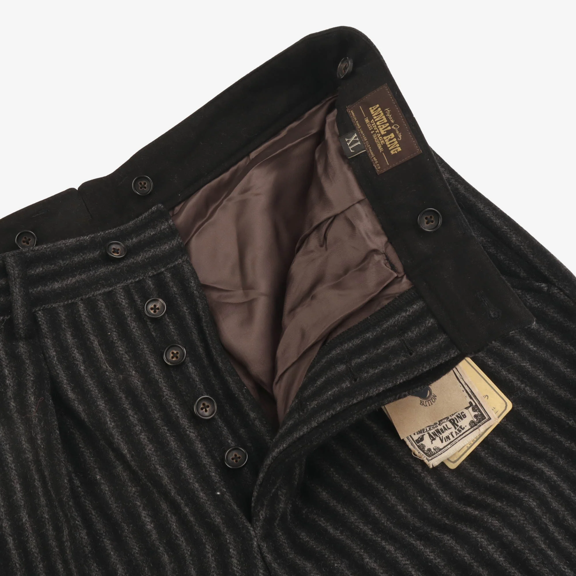 Wool Stripe Trousers (36W X 30L) - Image 3
