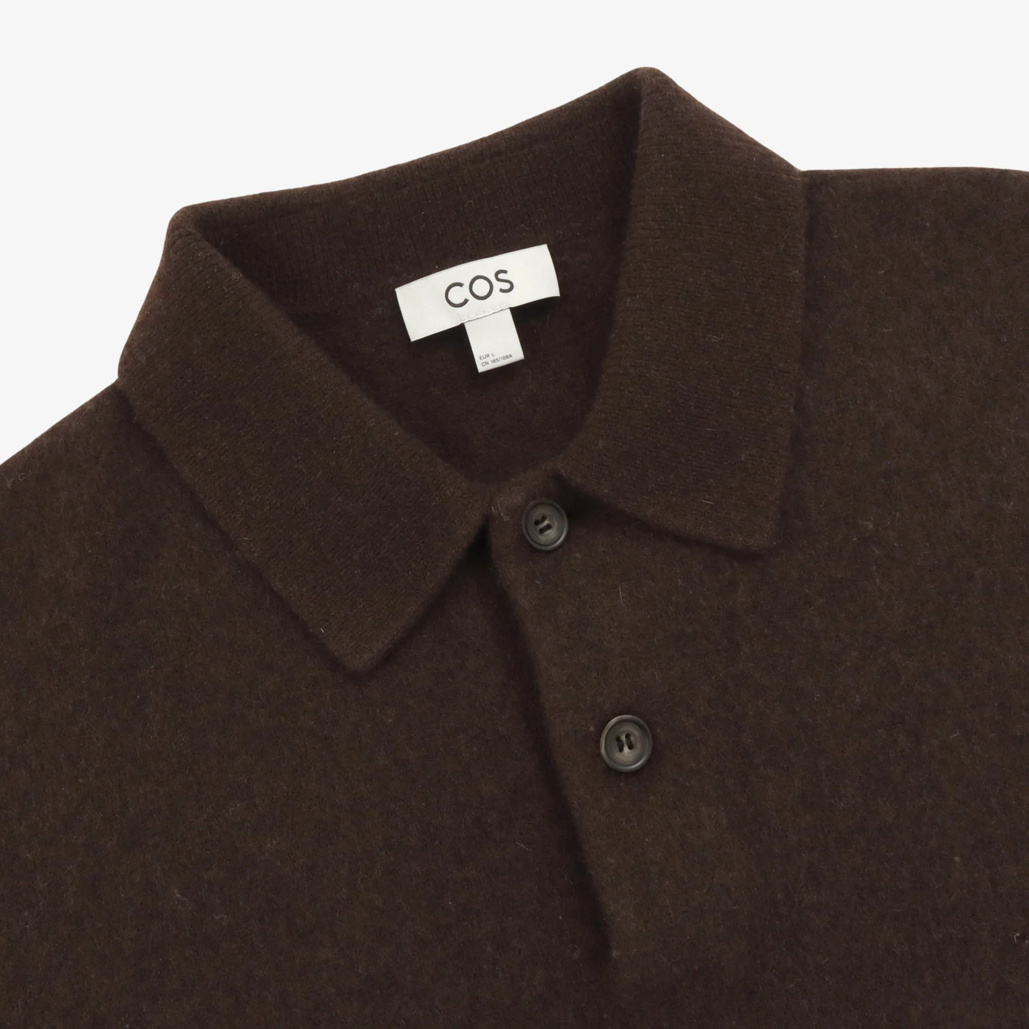 Wool Yak Polo Sweater - Image 3