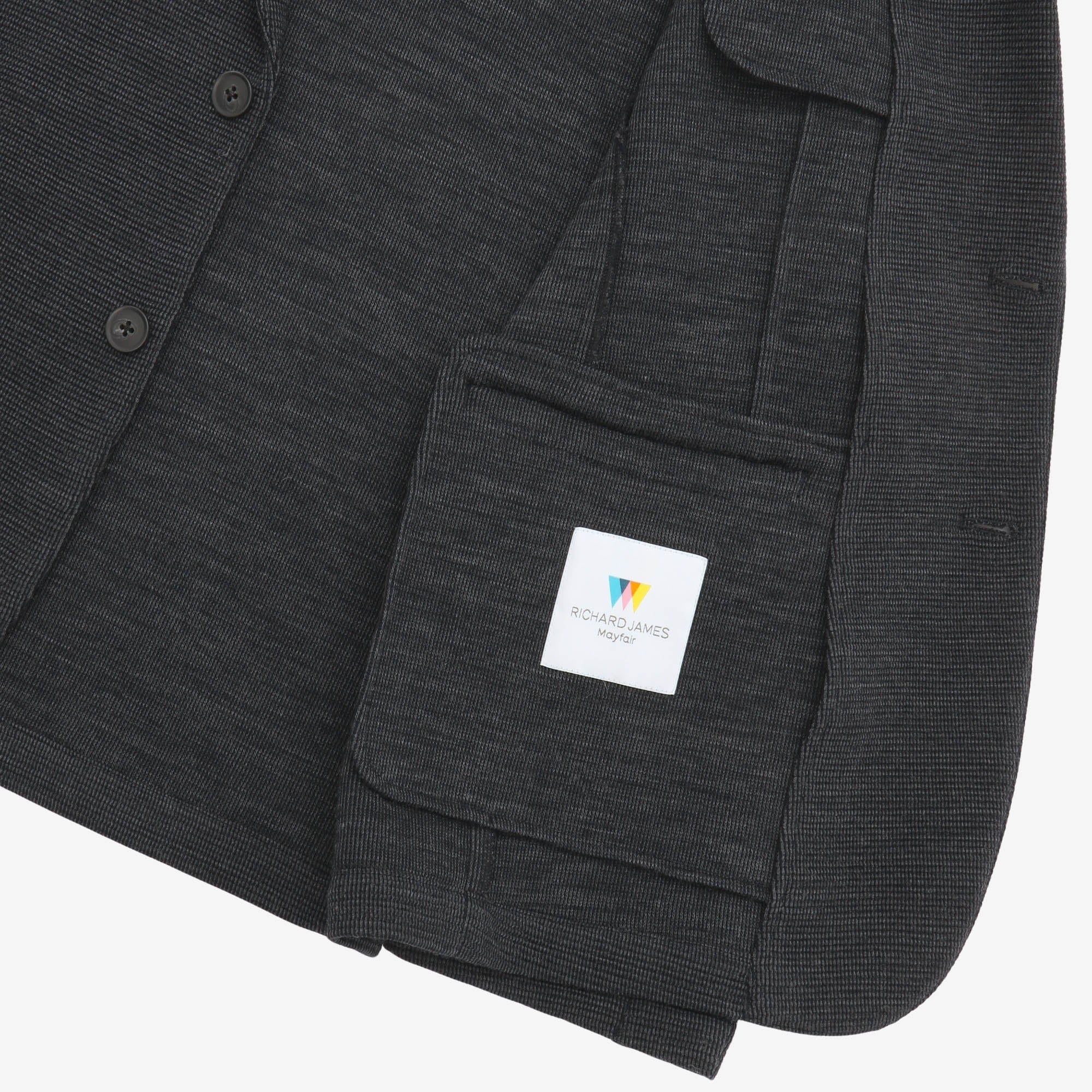 Woven Jersey Blazer - Image 5